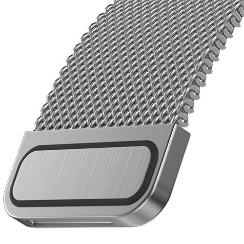 Dây đeo SwitchEasy Mesh Stainless Steel Màu Silver For Apple Watch Series (1~8/ SE/Ultra) Hàng Chính Hãng