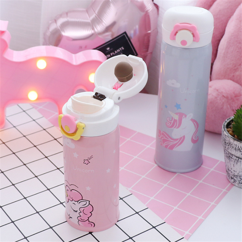 Kỳ Lân Chân Không 350/500Ml Thép Không Gỉ Hạc Giữ Nhiệt Cốc Du Lịch Cốc Cà Phê Giữ Nhiệt Trẻ Em Nước Trà cốc Quà Tặng