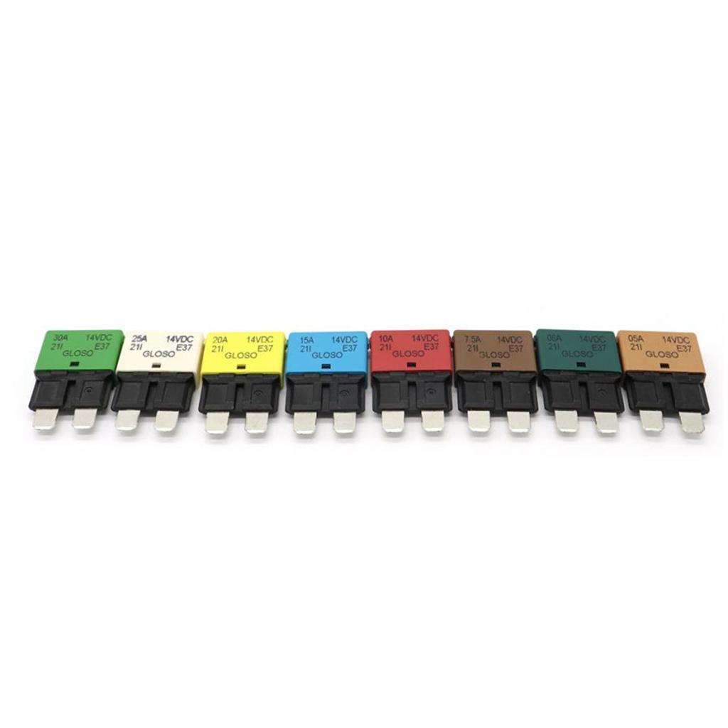 2X 30A Fuse Circuit Breaker Automatic Reset Trip Function Fuse Housing