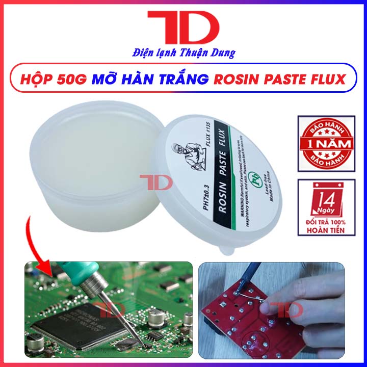 Thiếc hàn và Mỡ hỗ trợ hàn mạch thủ công - Điện Lạnh Thuận Dung