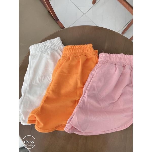 Quần đùi mặc nhà nữ, quần short cotton nữ siêu mát có túi quần