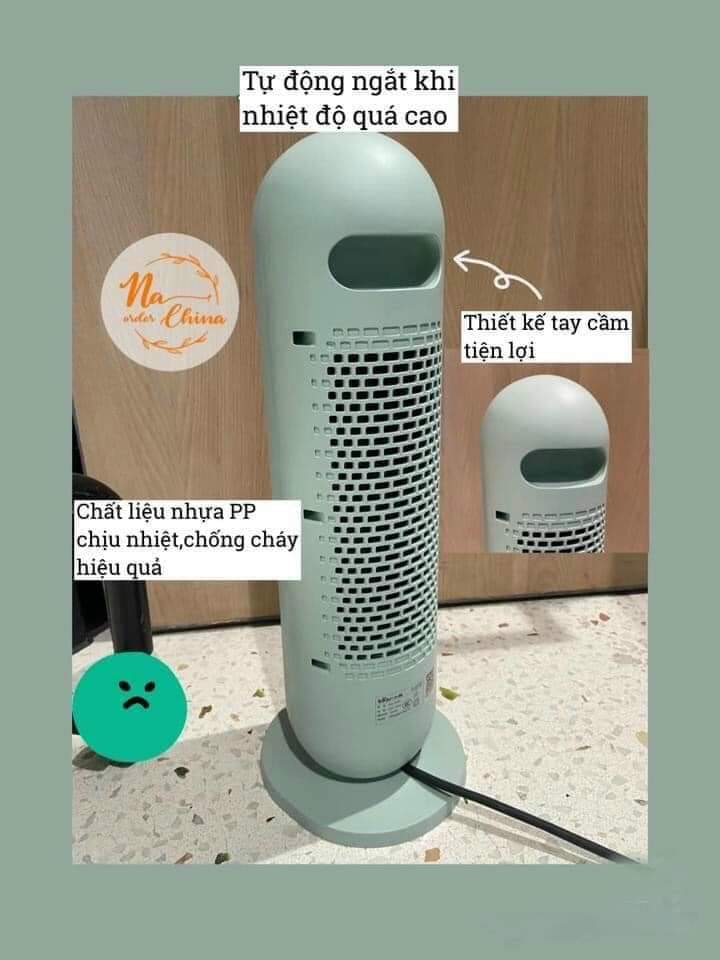 Máy sưởi gốm Ceramic dạng đứng Bear