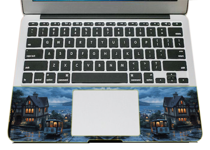 Miếng Dán Trang Trí Mặt Ngoài + Lót Tay Laptop Thiên Nhiên LTTN - 140