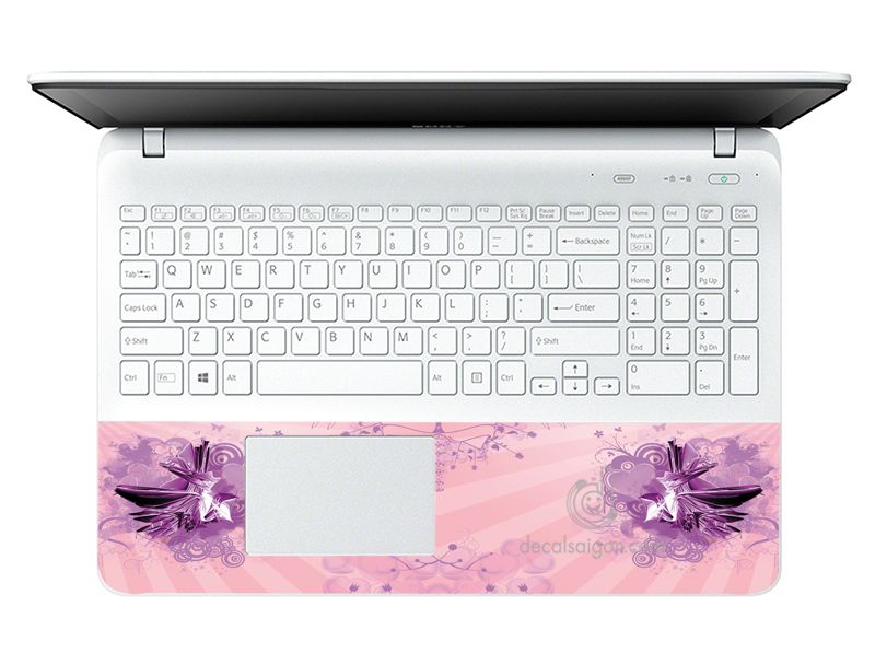 Mẫu Dán Laptop Hoa Văn LTHV-202 cỡ 13 inch