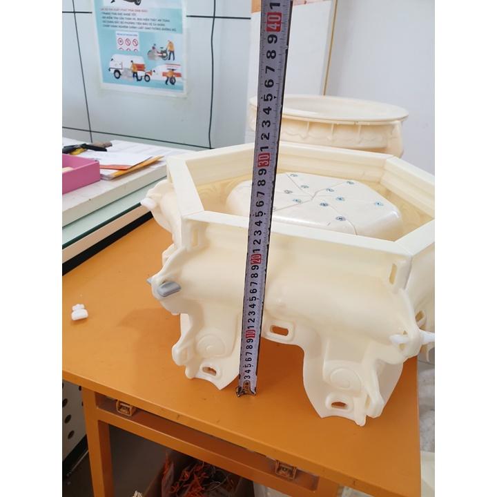 Khuôn đúc chân đôn chậu lục giác 45 và 50 nhựa ABS có lòng trong