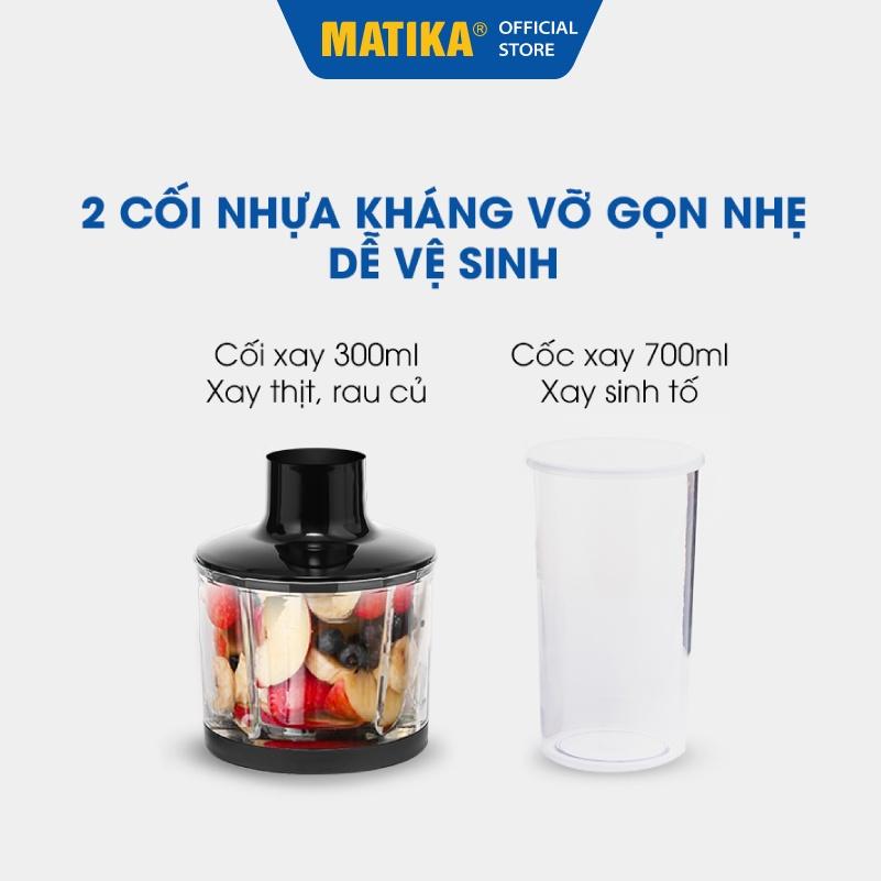 Máy Xay Sinh Tố Cầm Tay MATIKA Đa Năng MTK-3131 - Hàng Chính Hãng