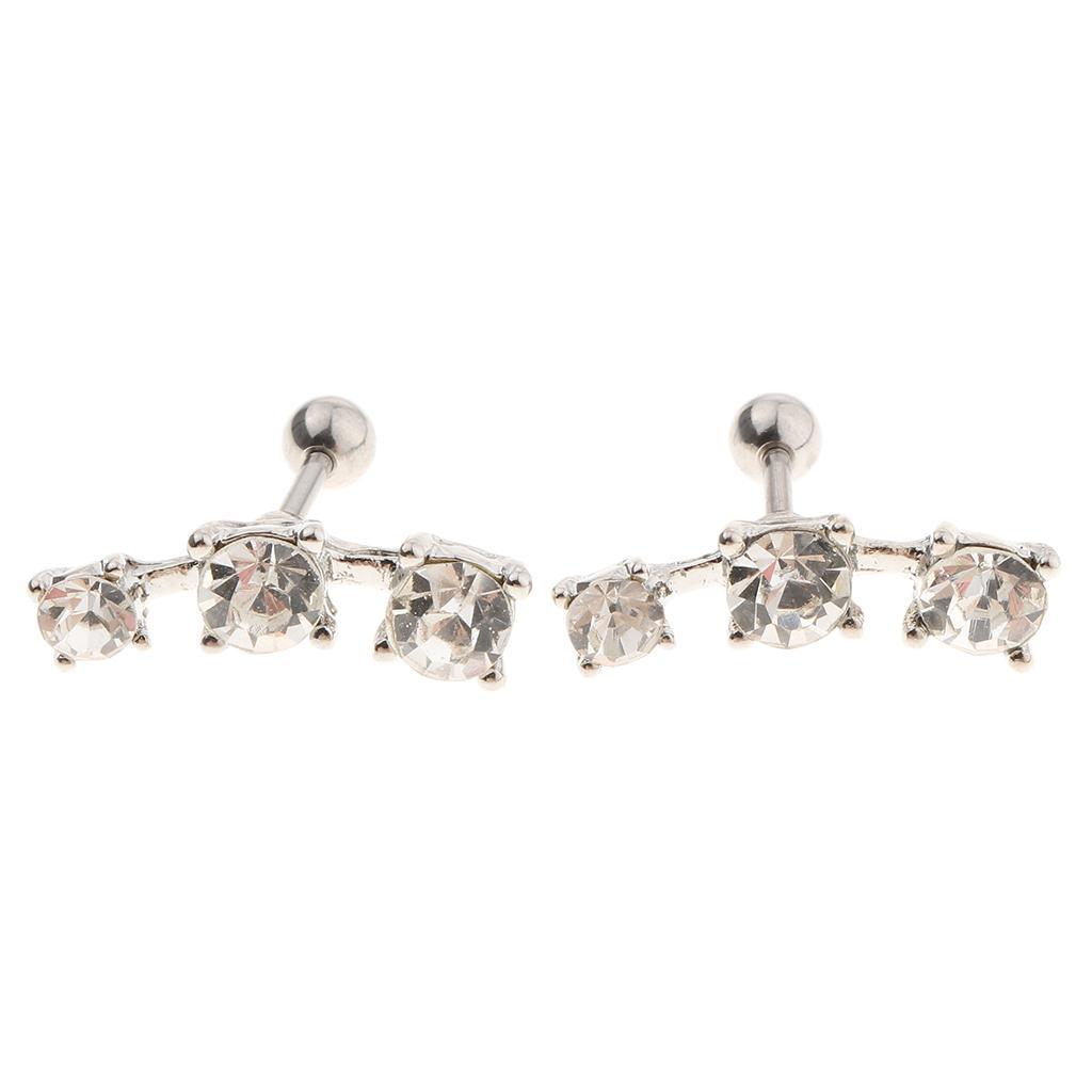 Stainless Steel Ear Ear Studs Bar Piercing Jewelry