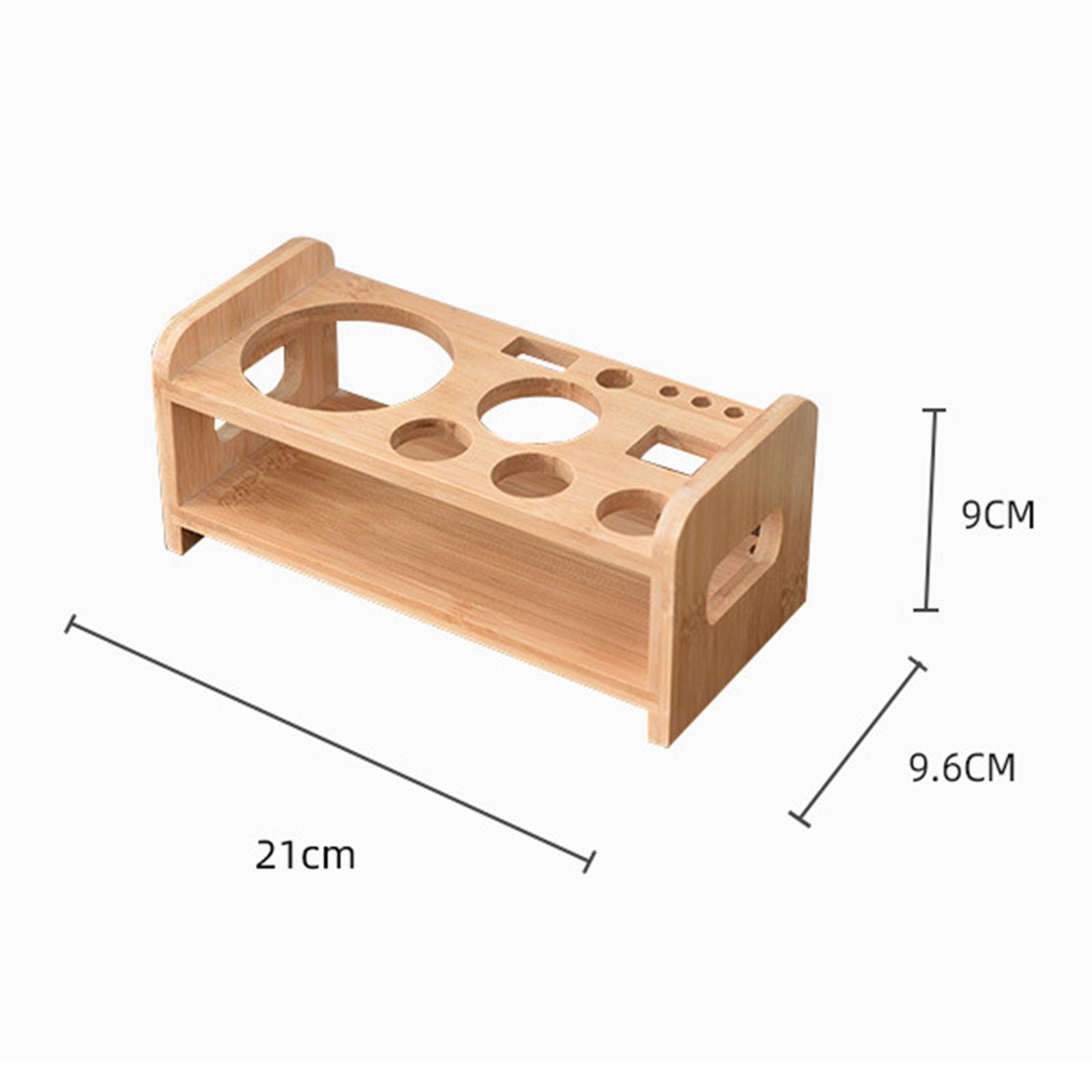 Bartending Tool Stand Wooden Durable Cocktail Shaker Bartender Stand for Bar