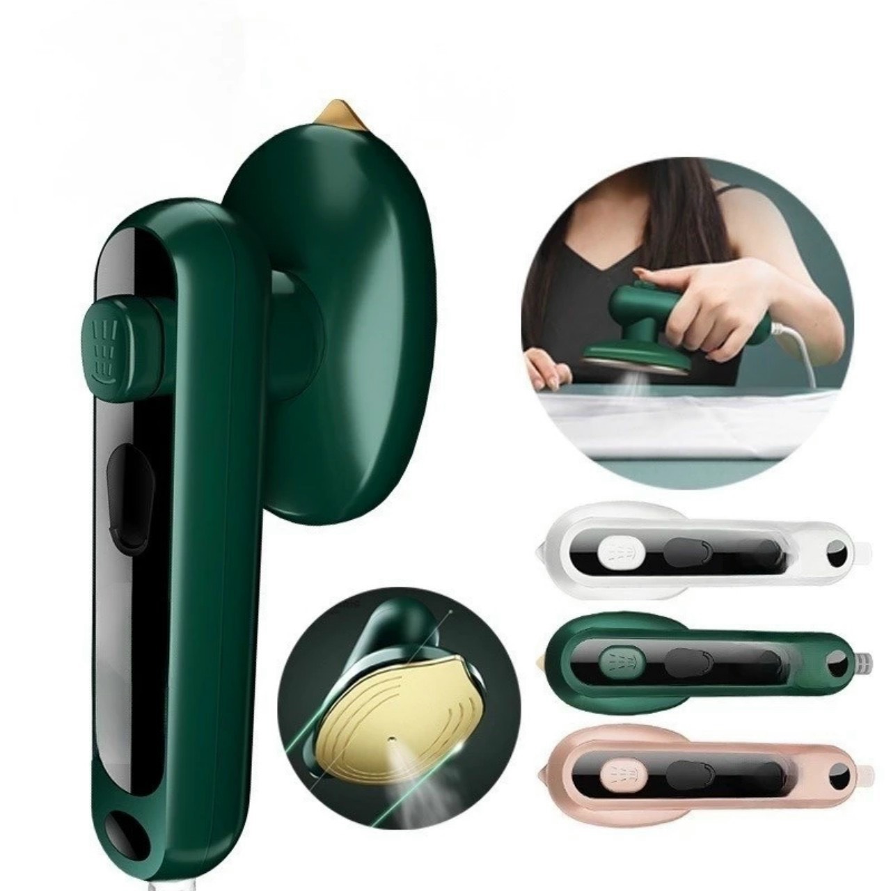BÀN LÀ HƠI NƯỚC CẦM TAY MINI, BÀN ỦI HƠI CAO CẤP - HÀNG CHÍNH HÃNG