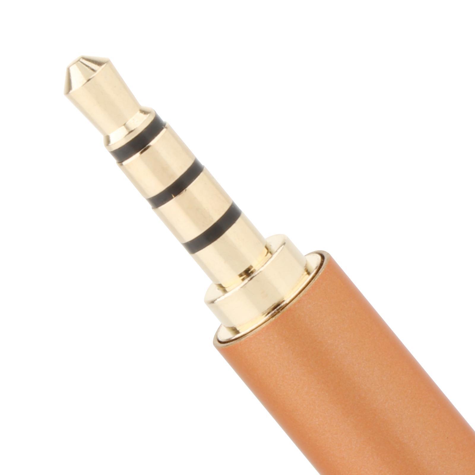 Professional 3.5mm Audio Jack Plug Parts Adapter Metal Stereo Repair 4 Pole Male for Phones