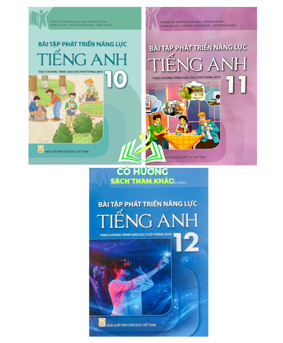 Sách - Bộ Bài tập phát triển năng lực Tiếng Anh lớp 10 - 11 - 12