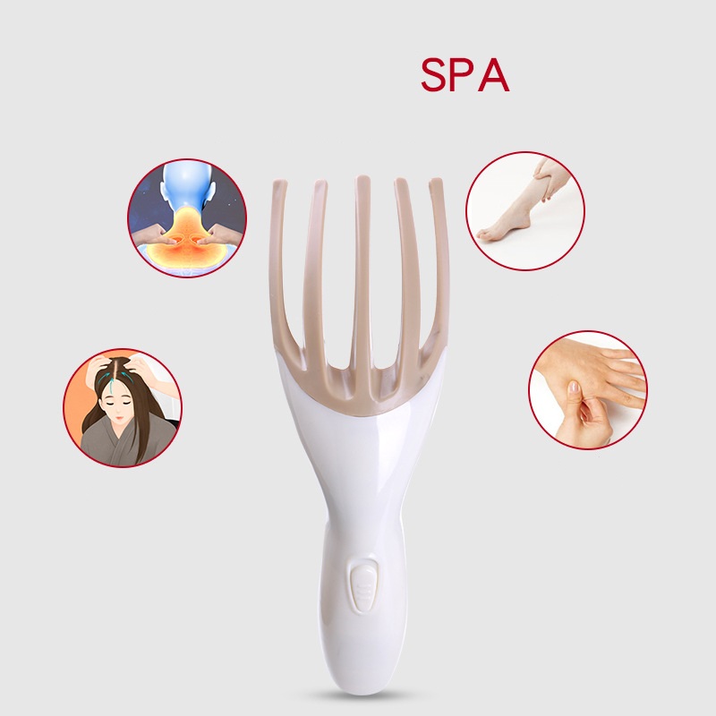 Dụng cụ massage đầu 22cm (giúp giảm áp lực  xua tan mệt mỏi )- có sử dụng pin