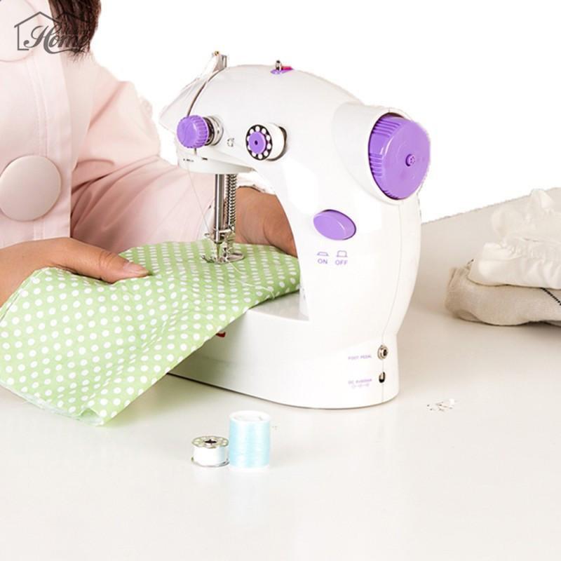 Máy May - Máy Khâu Mini Gia Đình Để Bàn, Nhỏ Gọn, Tiện Dụng