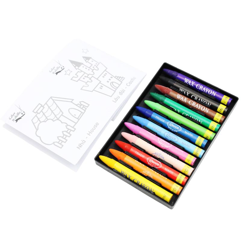 Hộp 12 Bút Màu Sáp - Queen PC-012