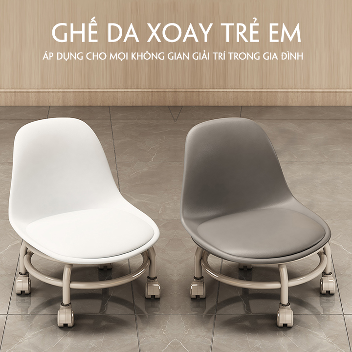 Ghế Xoay Ăn Dặm Trẻ Em, Ghế Ăn Dặm ,Ghế Bệt Trẻ Em Xoay 360 độ Da PU Cao Cấp Bền Đẹp