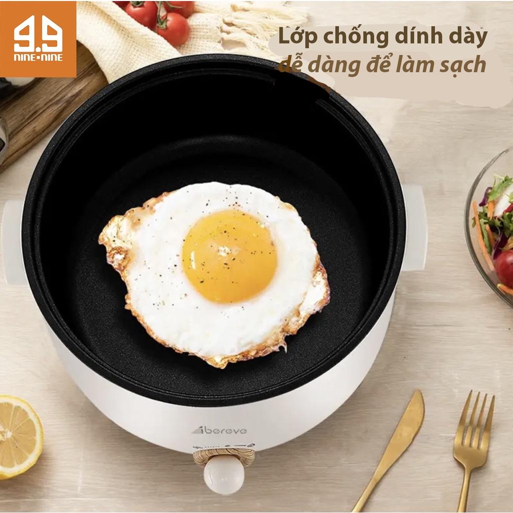 Nồi Điện Đa Năng Nấu Lẩu, Chiên, Xào, Rán, Chống Dính Vân Đá Dung Tích 2.5L
