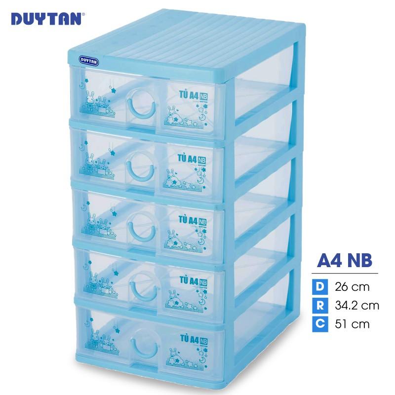 Tủ nhựa DUY TÂN A4 nắp bằng 5 ngăn - 53432