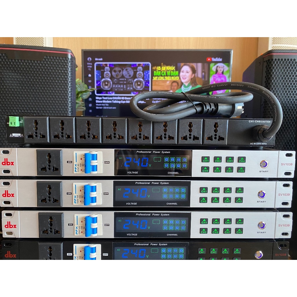 Quản lý nguồn DBX SV1039 có lọc nguồn - Hàng chính hãng