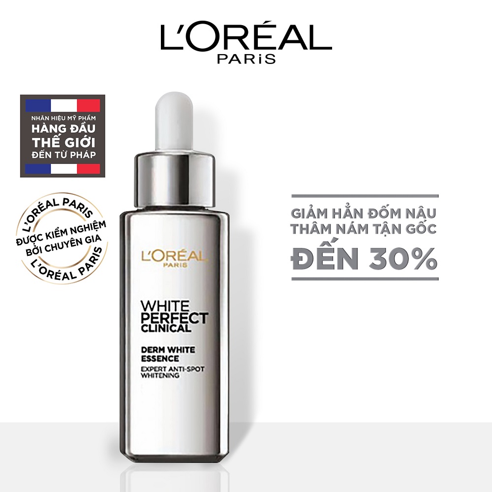 Bộ sản phẩm L'Oreal Paris Tinh chất giảm da giảm thâm nám,Mặt nạ cấp ẩm dưỡng trắng da và Kem chống nắng bảo vệ da (WPC serum,Mask x3,UV Rosy 15ml x2)