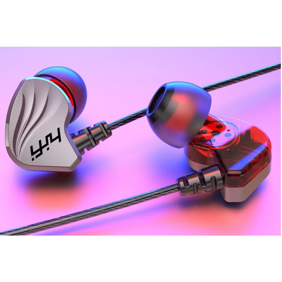 Tai nghe nhét tai HiFi S2000 Super Bass chống ồn cực tốt, âm thanh khủng, chơi game ngon Jack 3.5 mm - miếng lót chuột