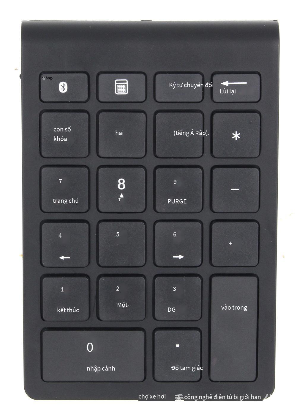 Khuyến mại 22 phím Bluetooth không dây 2.4G kỹ thuật số bàn phím máy tính xách tay bàn phím máy tính văn phòng không dây bàn phím kỹ thuật số di động