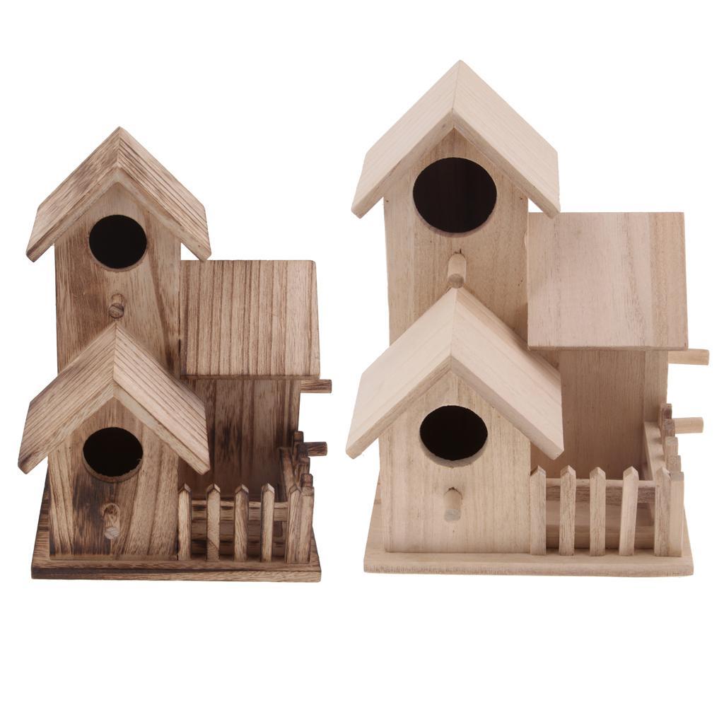 2x Bird House Nest Dox  House   Birdhouse