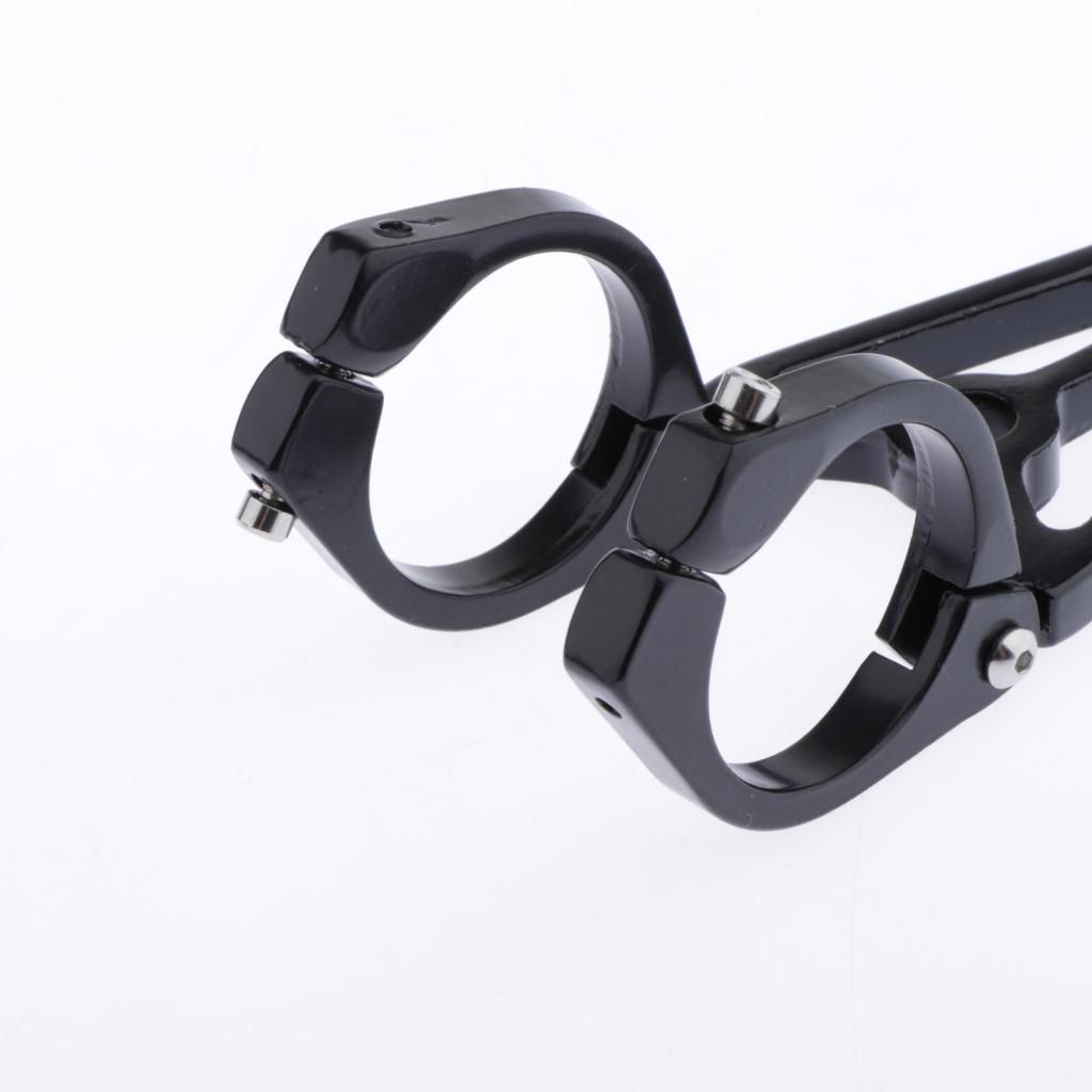 Black Motorcycle Headlight   Front Fork Bracket For 41mm Fork Tube