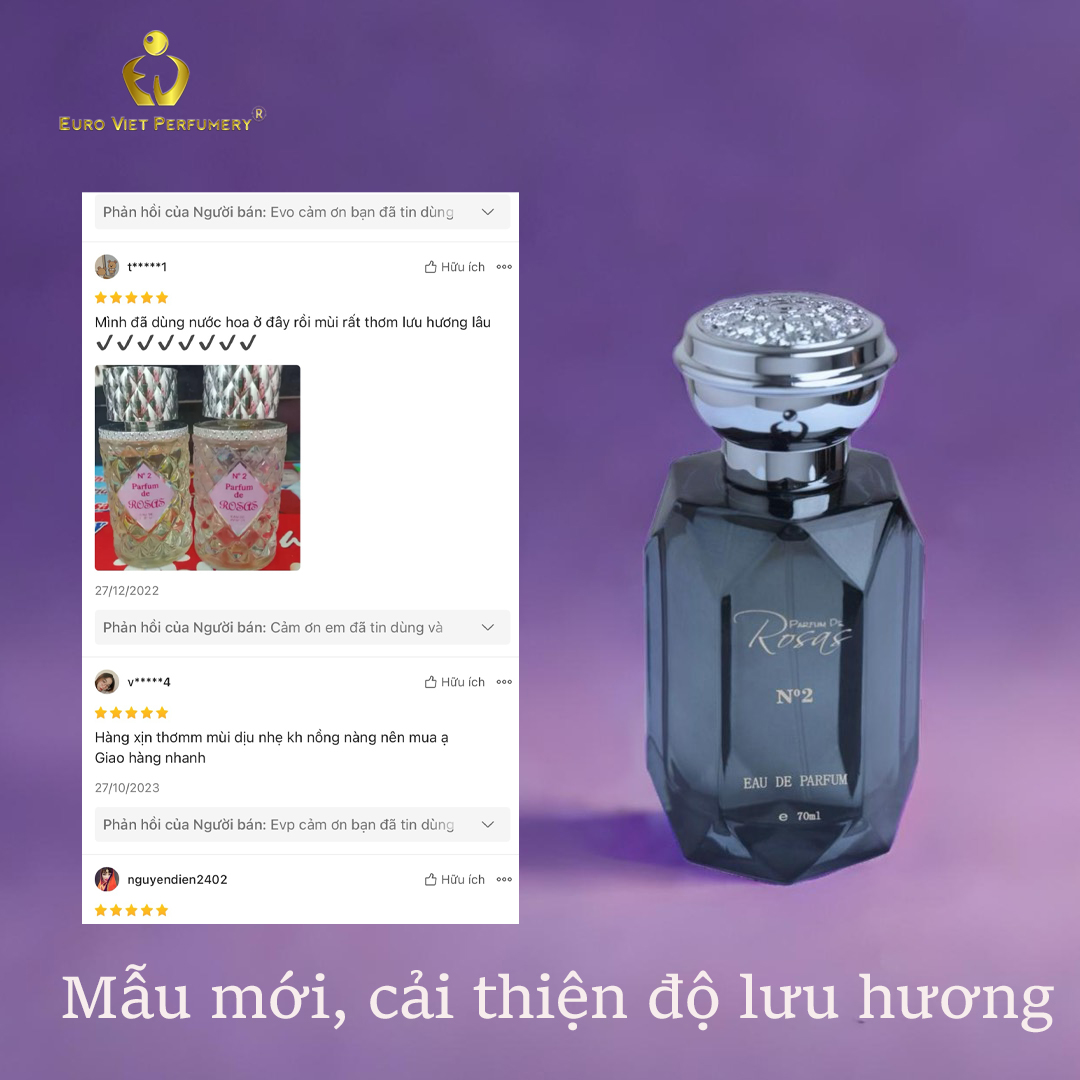Nước hoa PERFUM DE ROSAS No.2 ( Chanel CoCo - Kiêu Sa)
