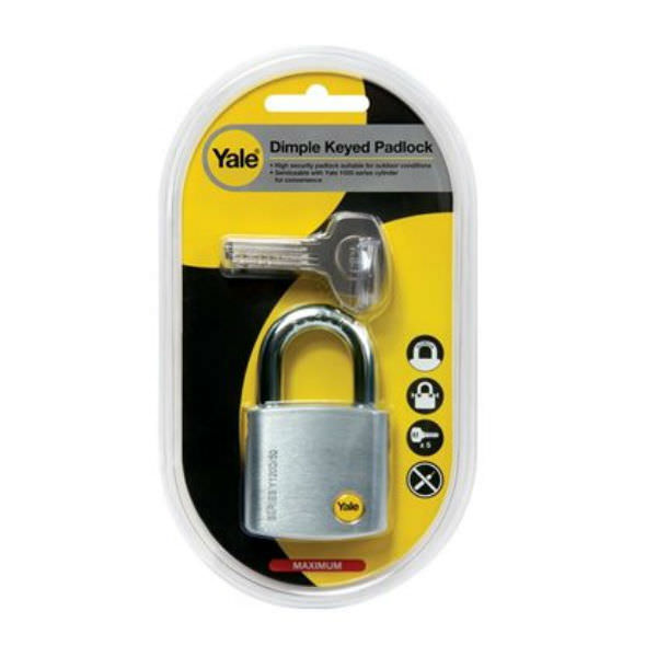 Khóa Bấm Yale Y120D/50/127/1 - Bạc (50mm)