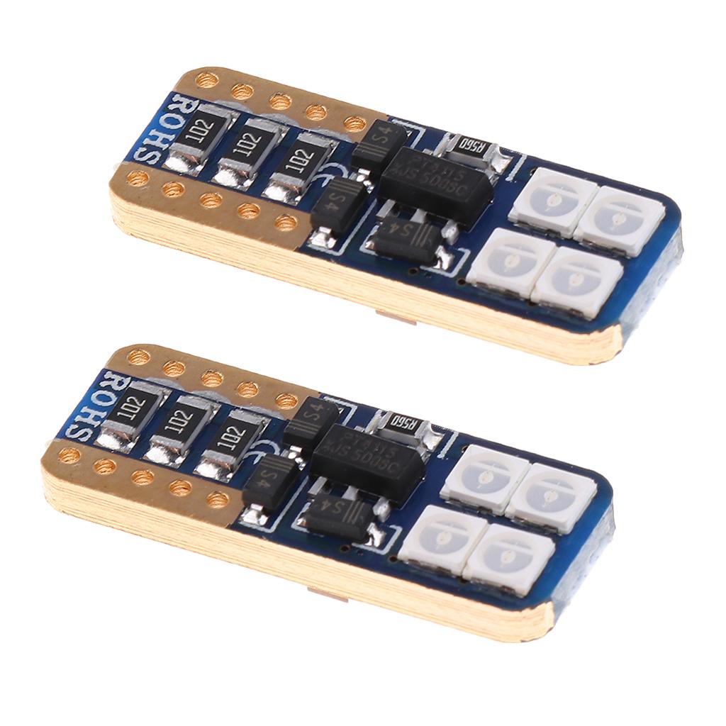 2 Pieces T10 8 LED Car Clearance  Interior  Bulbs