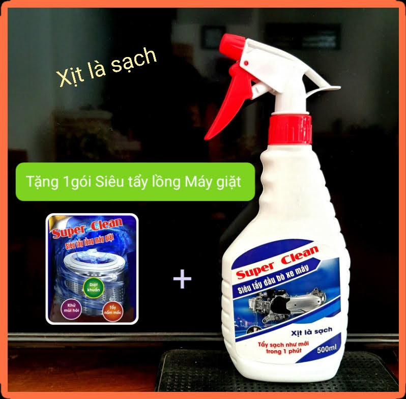 Siêu tẩy rửa đầu bò xe máy SUPER CLEAN