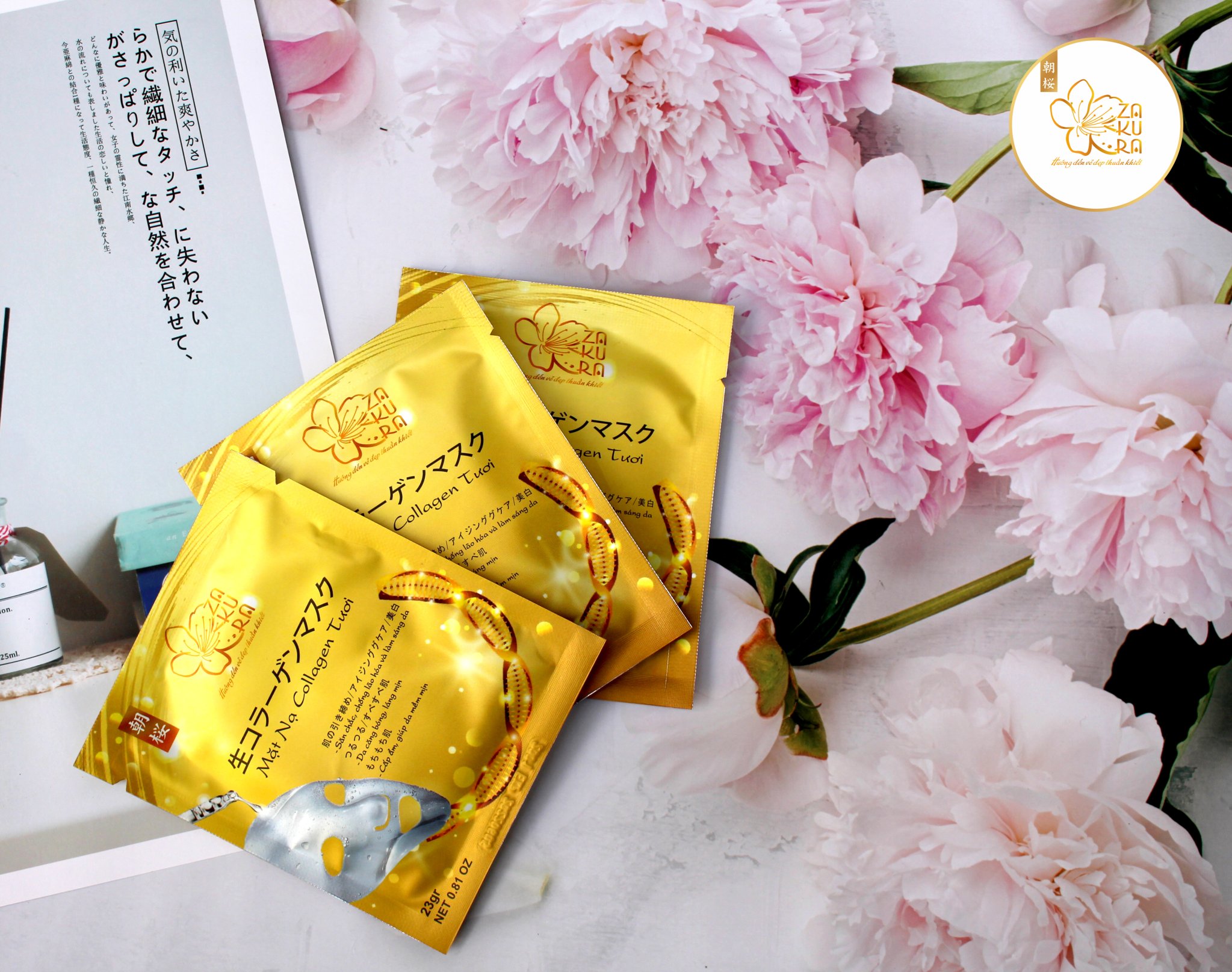 COMBO 3 HỘP MẶT NẠ COLLAGEN TƯƠI ( TẶNG THÊM 1 MIẾNG NẠ COLLAGEN TƯƠI )