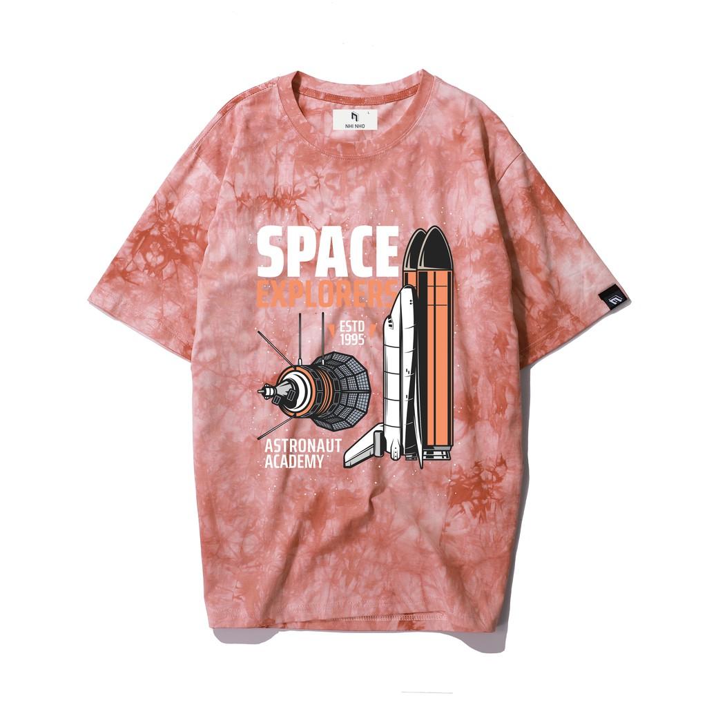 Áo thun Unisex loang màu SPACE EXPLORE