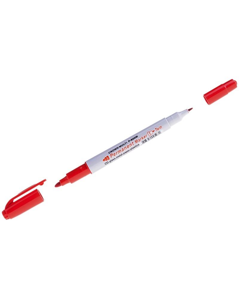 Bút Lông Dầu Crown P - 800W (Mực Đỏ)