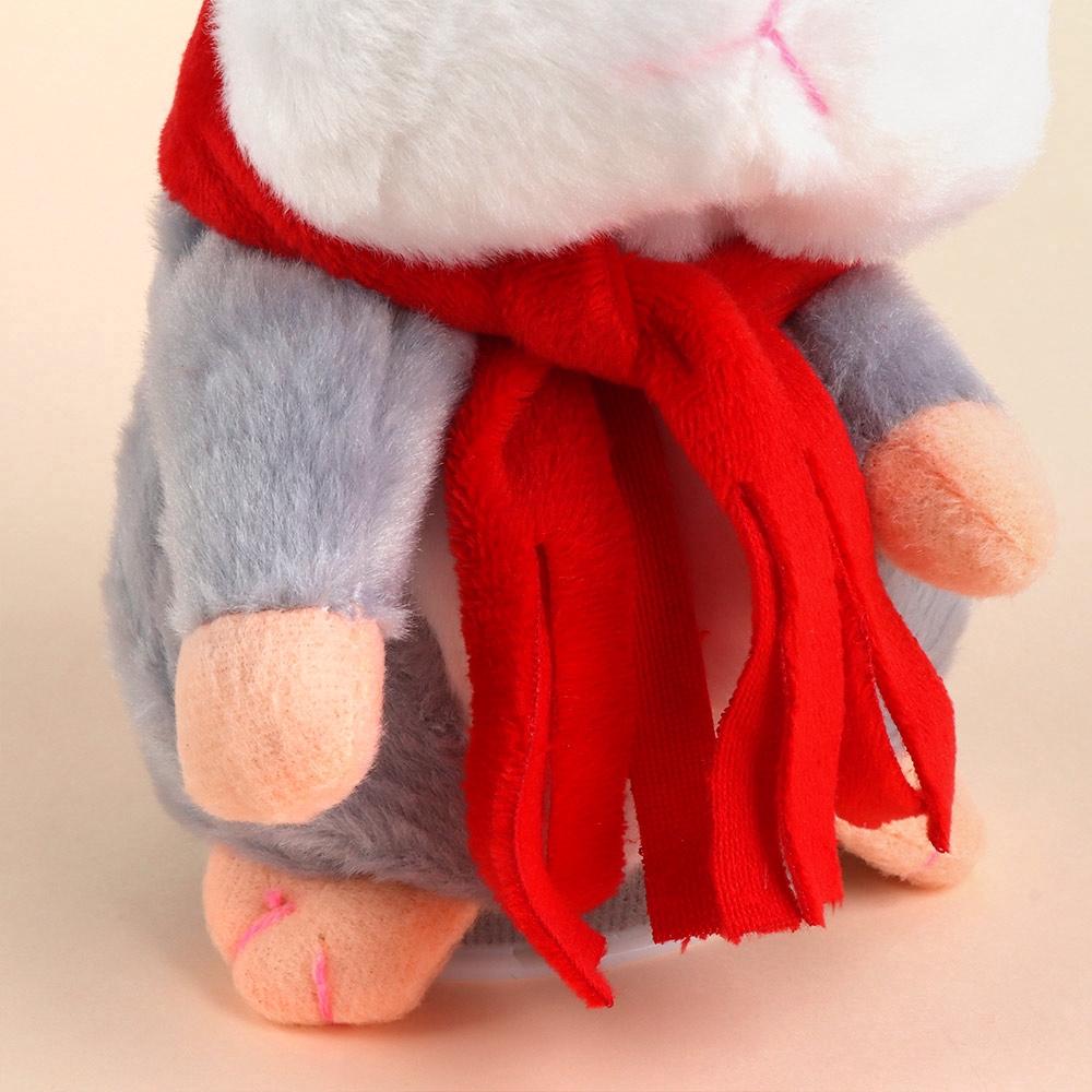 Đồ chơi chuột Hamster nhồi bông phát âm thanh đáng yêu cho bé