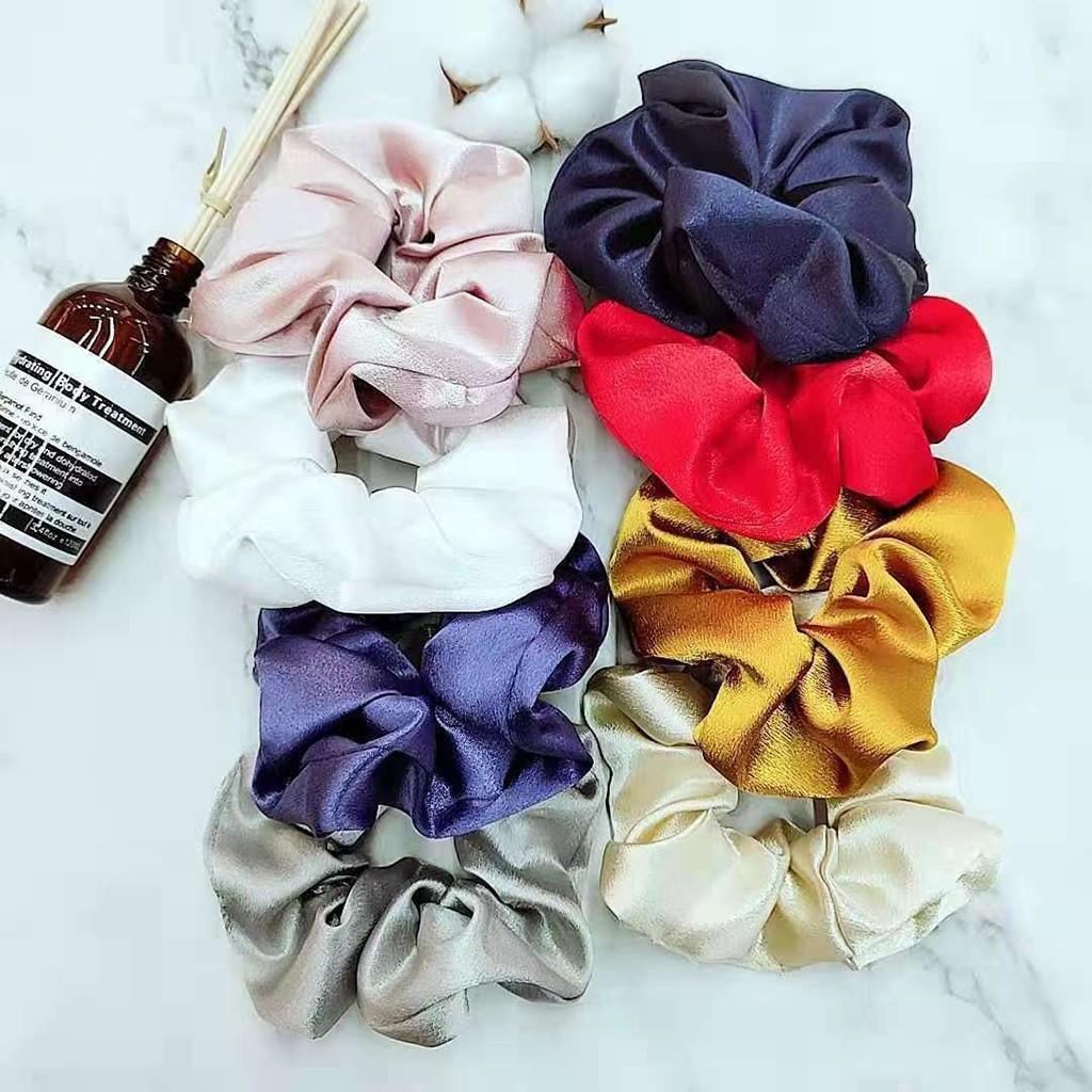 Scrunchies chun cột tóc trơn