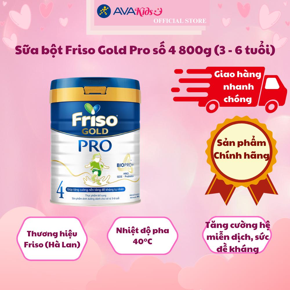 Sữa bột Friso Gold Pro số 4 800g (3 - 6 tuổi)