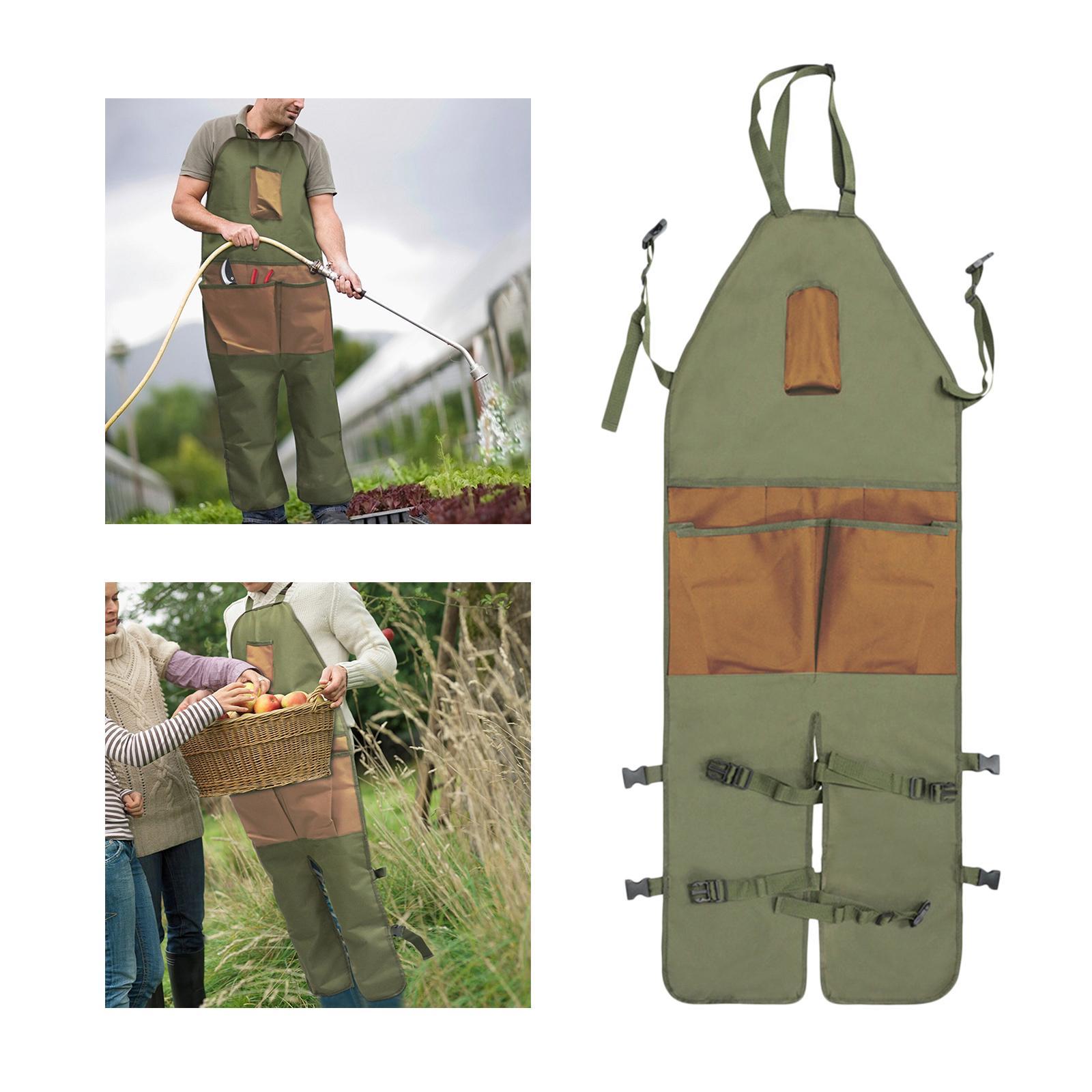 Heavy Duty Oxford Cloth Work Apron Farm Pinafore Carpenter Tool Outdoor