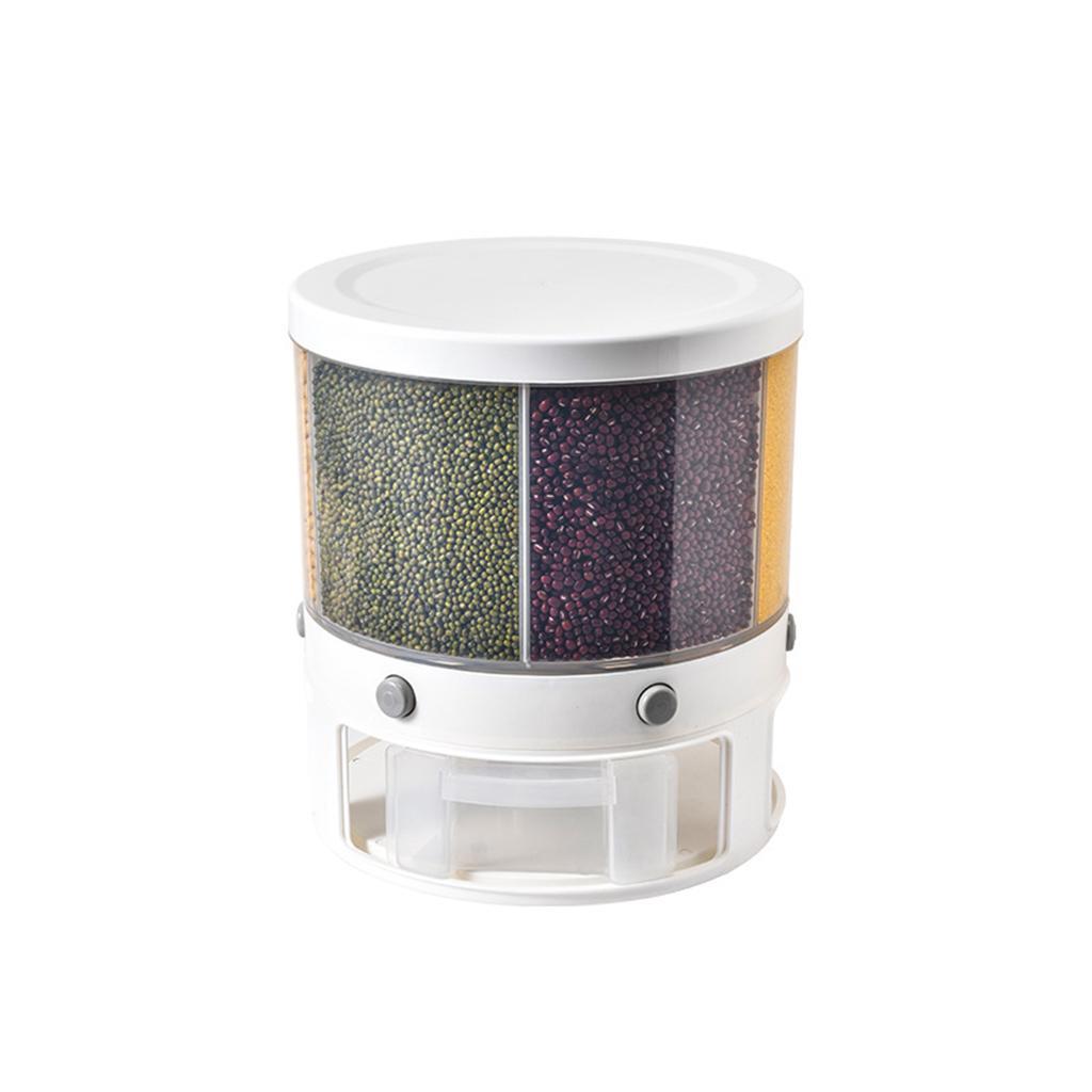 COUNTERTOP CEREAL DISPENSER DRY FOOD STORAGE CONTAINER RICE BOX BUCKET