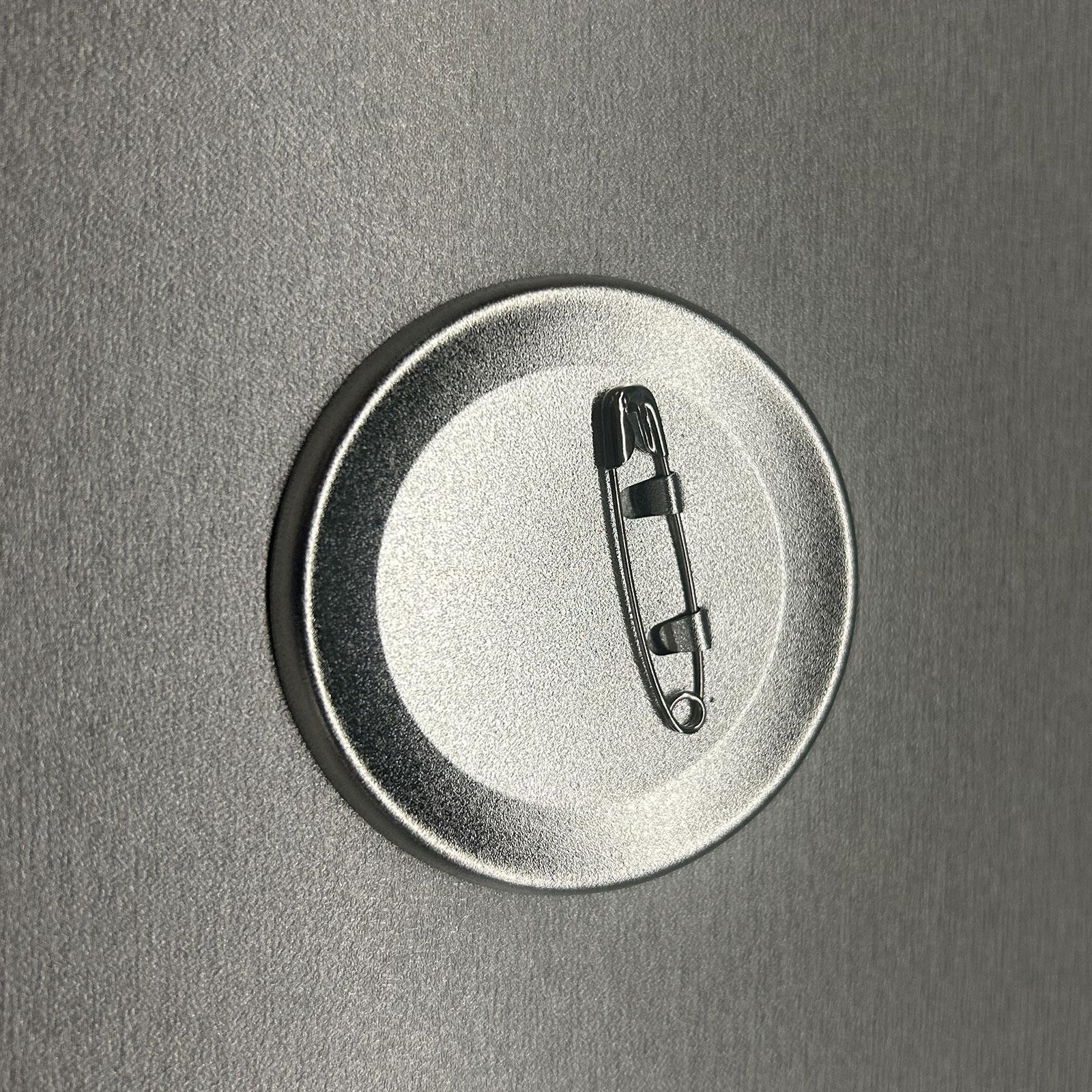 10 Pieces Blank Button Making Supplies Round Badge Button Parts Metal Button Pin Badge Set for Button Maker Machine