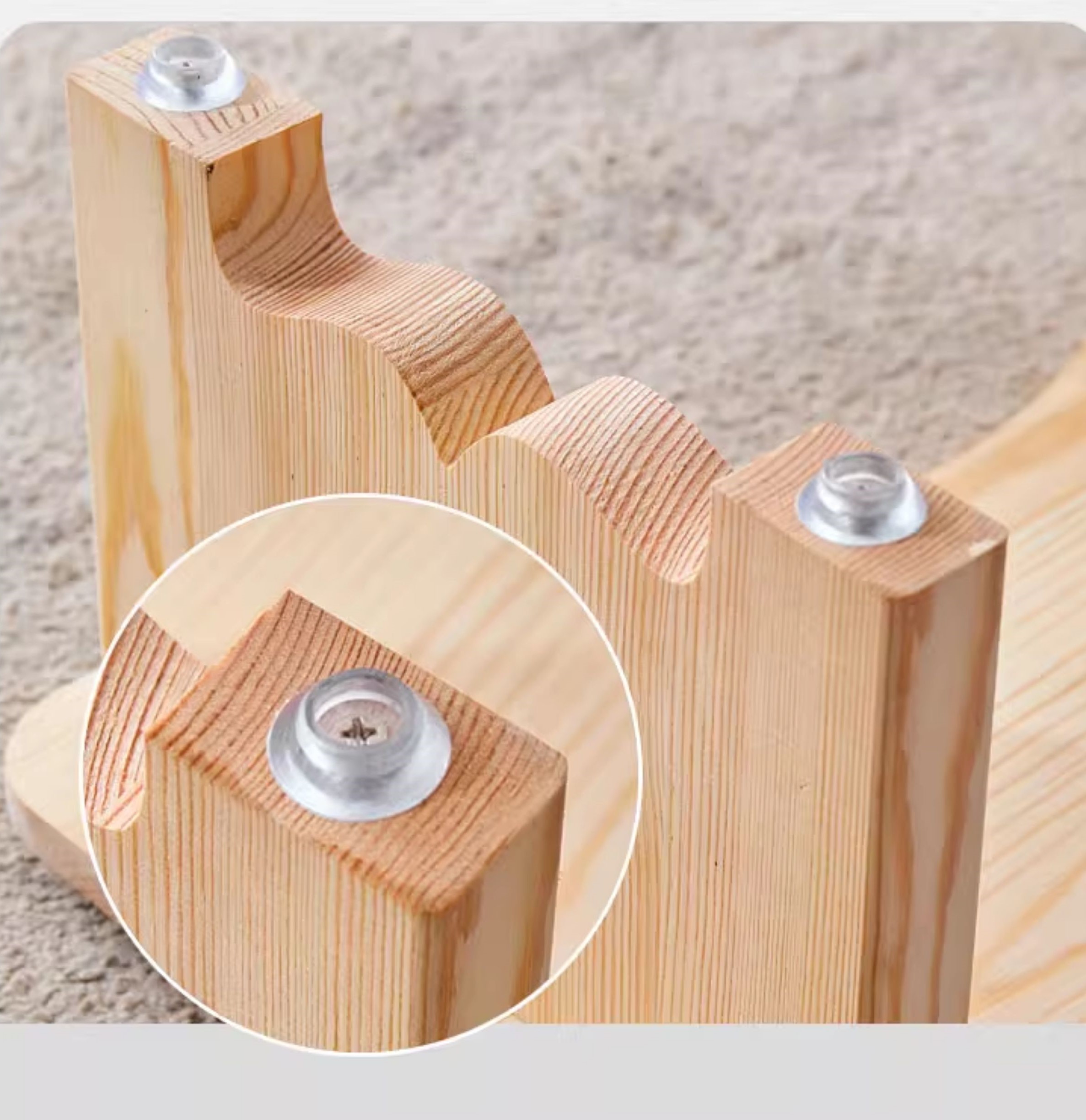 Ghế Gỗ kê chân đi toilet tạo góc nghiêng 35 độ dễ dàng đi vệ sinh hơn Chất liệu Gỗ tự nhiên Chắc Chắn