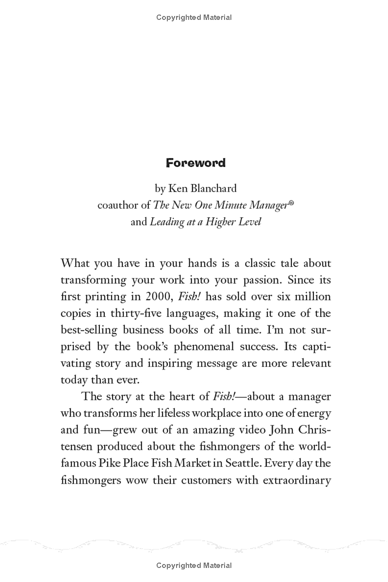 Fish!: A Proven Way To Boost Morale And Improve Results