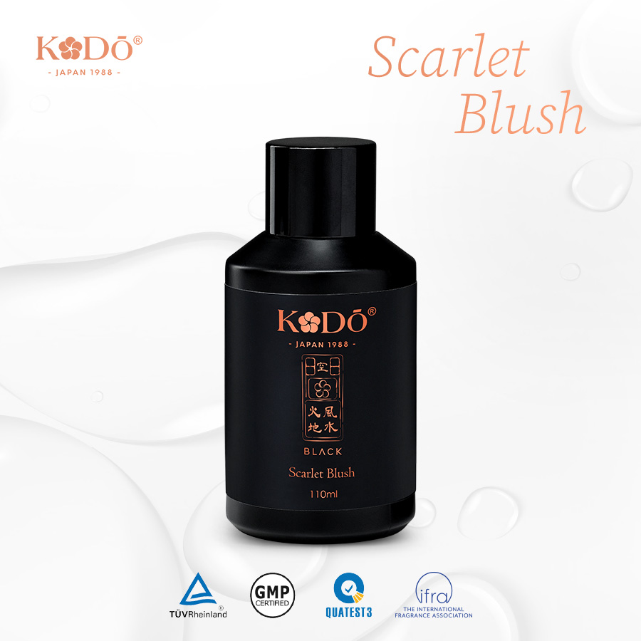KODO - Scarlet Blush - Tinh Dầu Nước Hoa Thơm Phòng Nguyên Chất– Black Collection - 15ml/110ml/500ml