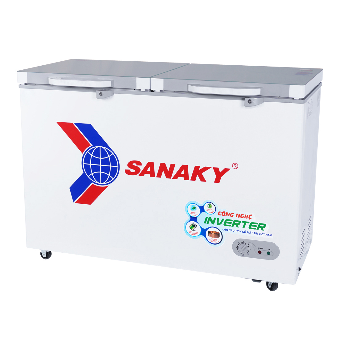 TỦ ĐÔNG INVERTER SANAKY 305 LÍT VH-4099A4K ĐỒNG