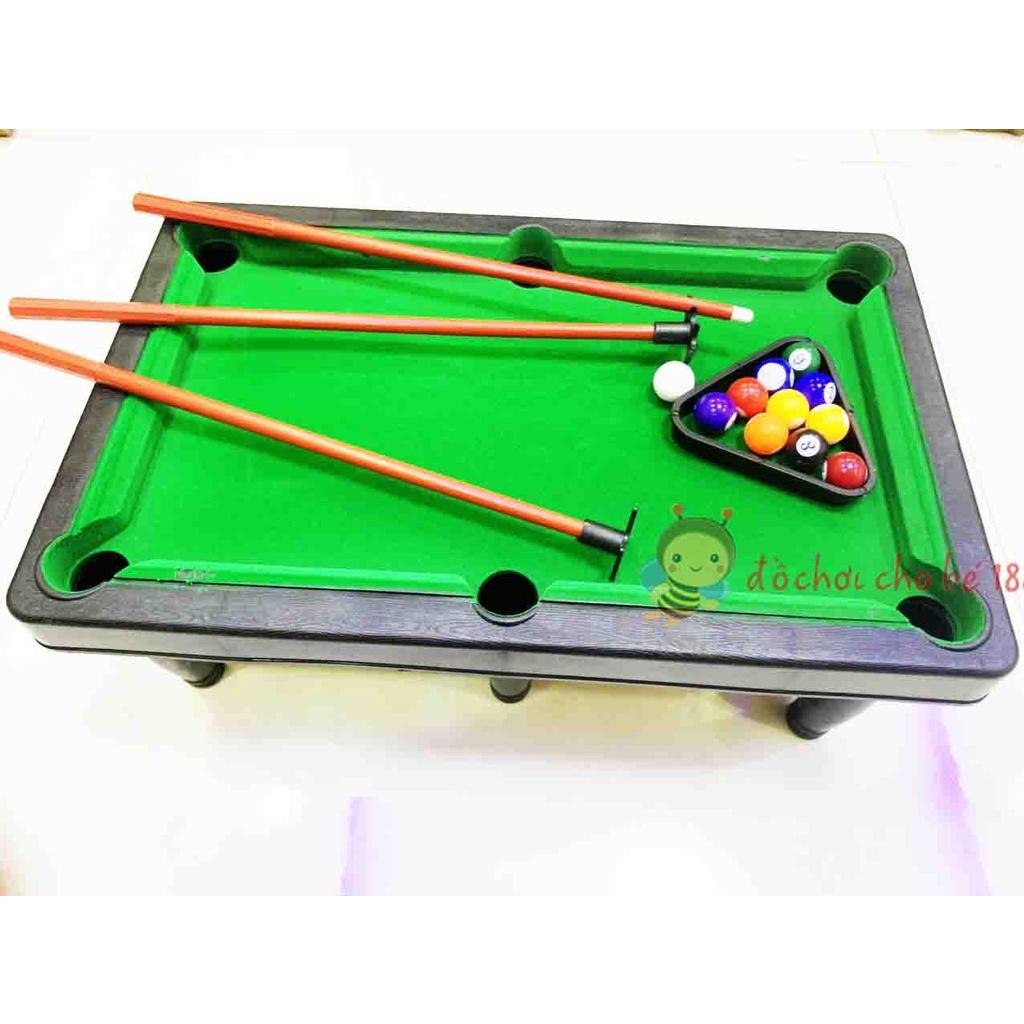 Bộ bàn bida mini Bàn billiards snooker mini đồ chơi giải trí dành cho bé