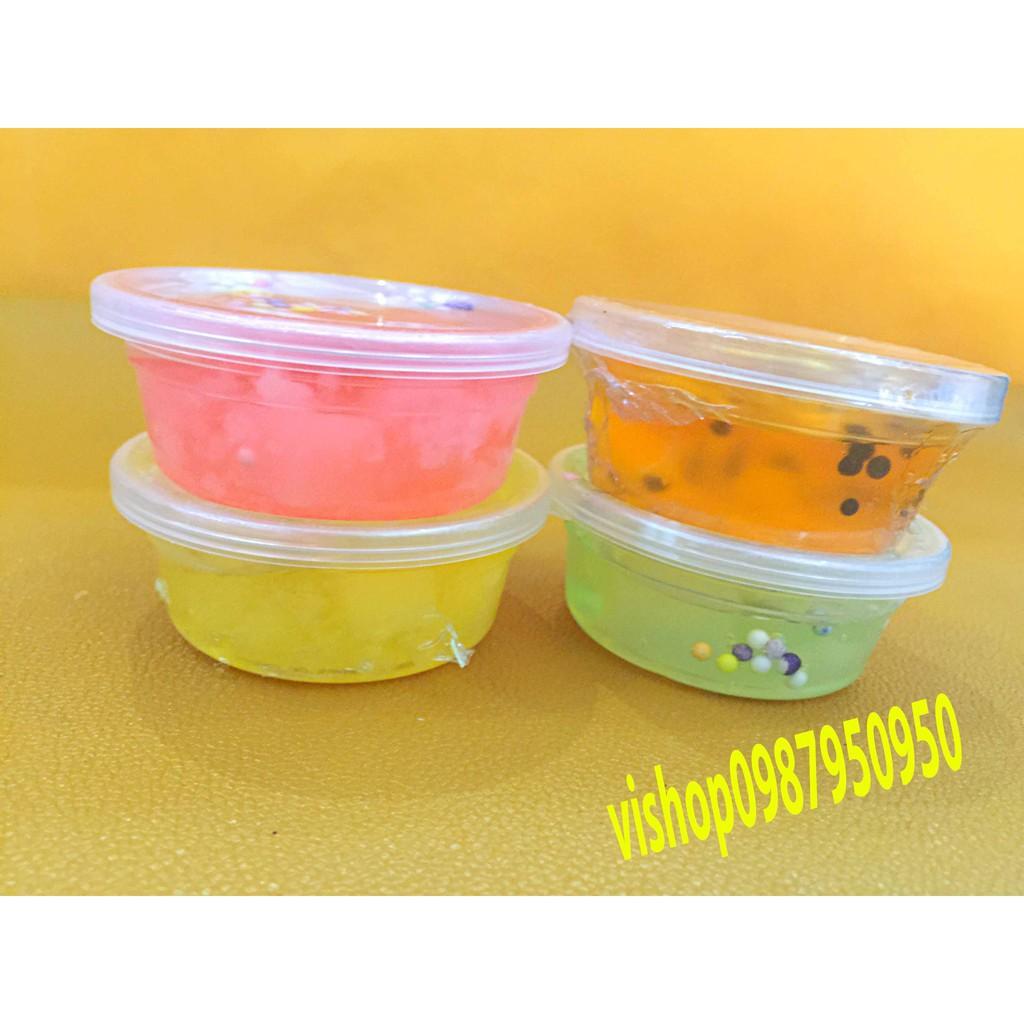 đồ chơi slime - chất nhờn hộp thạch xốp nhỏ mã ENL44 NTIỆN LỢI