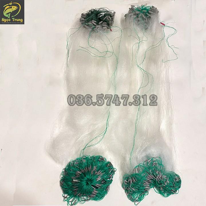 Lưới Bắt Cá,Đánh Cá 3 Màn, Lưới Bén Cao 1m5 Dài 100m Mắt Lưới 4cm Riêng Chì Nặng 3kg