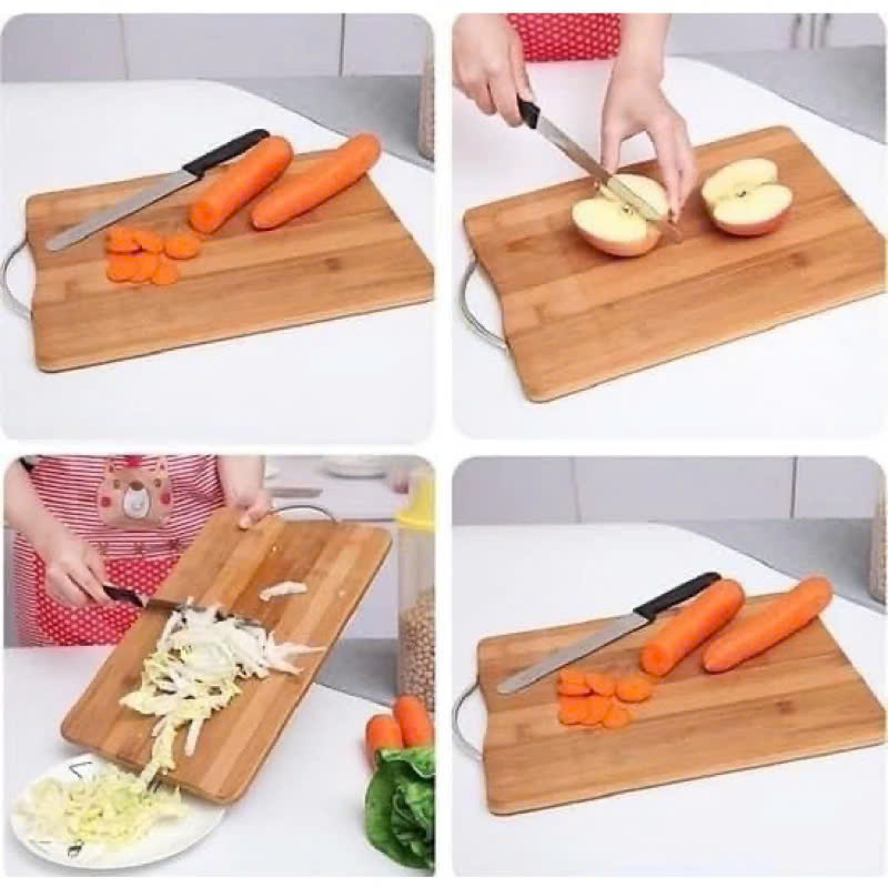 Thớt tre trúc tự nhiên ECO an toàn cho người sử dụng, thân thiện với môi trường, decor nhà bếp phong cách vintage- Bamboo Cutting board