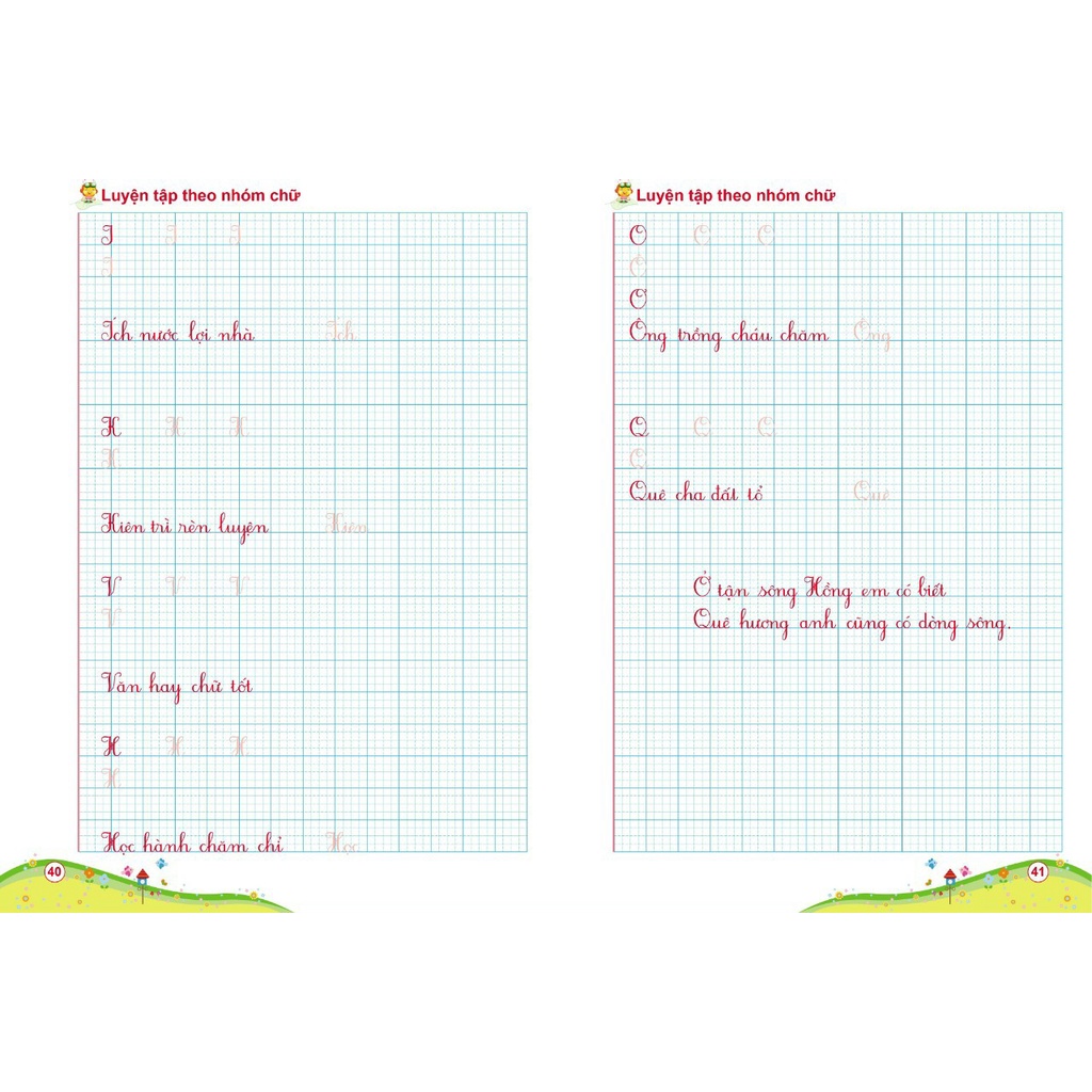Sách - Tập viết chữ hoa cỡ nhỏ theo nhóm