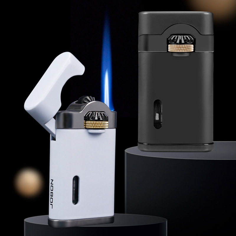 Vỏ Hột Quẹt Bật Lửa Gas Khè 1 Tia Jobon ZB-8003 Bánh Xe Kép Đánh Lửa Cực Nhạy